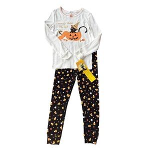 Halloween Pumpkin Kids Pajama‎ Set Size 6